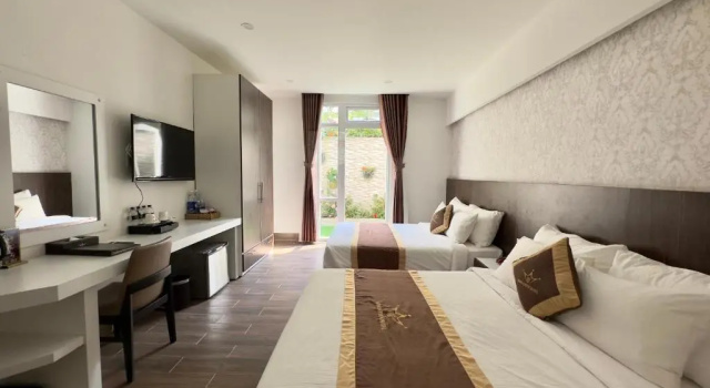 Семейный номер Standard с видом на сад Minh Chien Hotel
