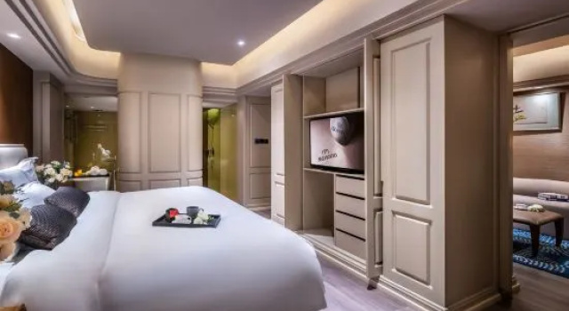 Люкс с видом на город Elegant International Hotel Shanghai - Bund Sichuan Road North Metro Station Branch