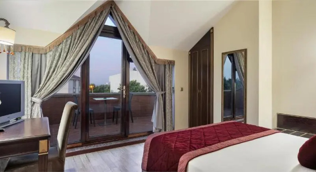 Standardowy dwuosobowy pokój z widokiem na ogród Chatto Hotel Istanbul