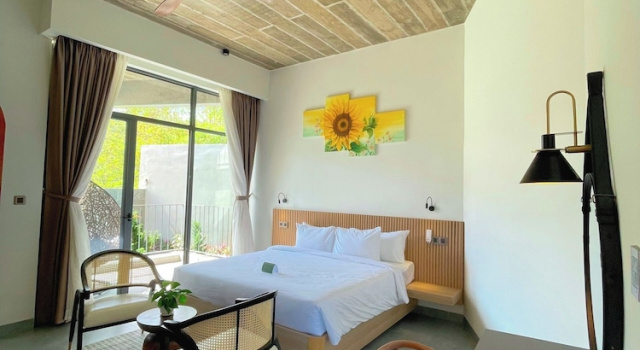 Номер Deluxe с видом на окрестности Tournesol Villa Dalat