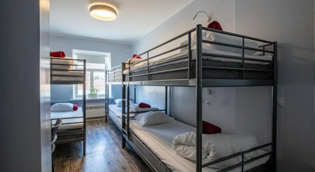 Bed in slaapzaal Tallinn Guest House