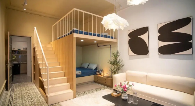Номер Standard The Train Street Residence Ly Nam De