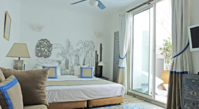 Люкс Deluxe Riad Le Perroquet Bleu Suites & Spa