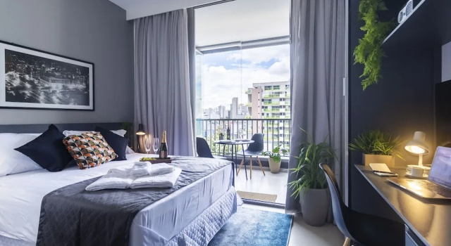 Апартаменты Next to Allianz Parque - Vacancy - Pool