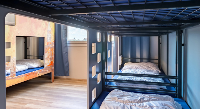 Кровать в общем номере Отель a&o Hostel Venezia Mestre