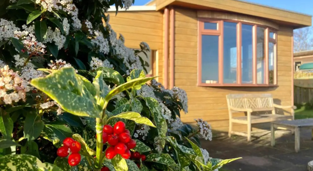 Шале Waterfront holiday home Sonnenschein 4 persons with sauna