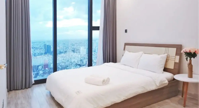 Апартаменты c 1 комнатой с видом на город Saigon House Vinhomes Golden River
