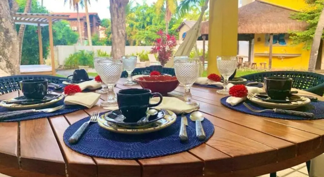 Коттедж с 4 комнатами Casa a 100 metros do mar- no Centro de Porto de Galinhas
