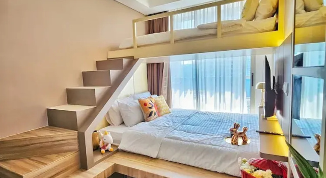 Spazio By SanLiving - 3BR - Hublife Mall, Buchen Sie Ferienwohnung Jakarta Provinz Jakarta, nahe Wisma 77