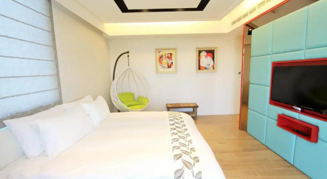 Двухместный номер Standard с балконом и с частичным видом на море Hualien Flora B&B
