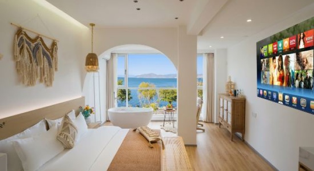 Люкс Fanmo Stars Seaview Garden Homestay (Bohai Park Branch)