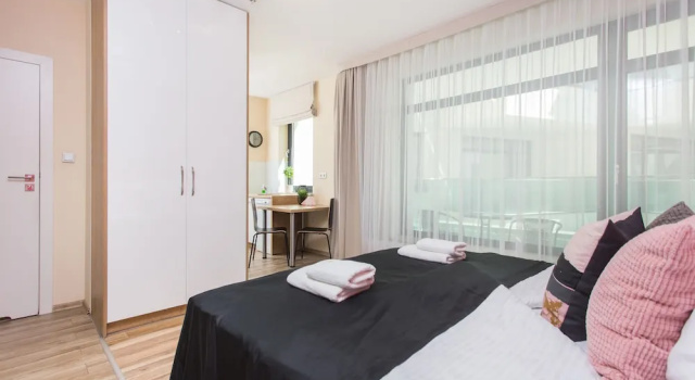 Люкс Deluxe с балконом InPoint Centrum Apartments between Market Square and Jewish Quarter