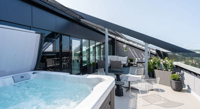 Апартаменты Deluxe "KANSI" Penthouse - Hot Tub & 60m² Terrace