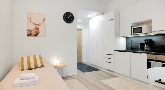 Студия Standard Forenom Serviced Apartments Espoo Saunalahti