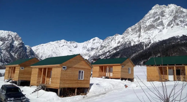 Номер Deluxe Ushba Cottages