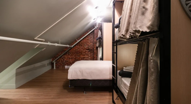 Одноместный семейный номер Standard Auberge Jeunesse QBEDS Hostel