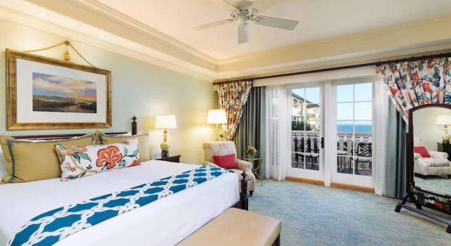 Люкс с балконом и с видом на океан The Sanctuary at Kiawah Island Golf Resort