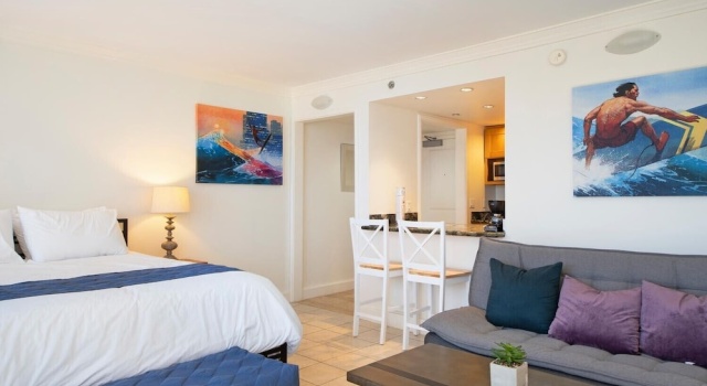Modern Elegant Studio with ocean View...royal Gardens, Забронировать Отель Отели Вайкики 3 звезды, 3*