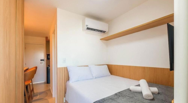 Fully Equipped Apartments in a Building With a Pool and Gym, 280m From the Beach - Clfs, Book Lejlighed Bahia hoteller med parkering, Parkering