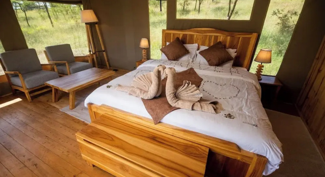 Номер Deluxe Seregenti Kifaru Tented Lodge
