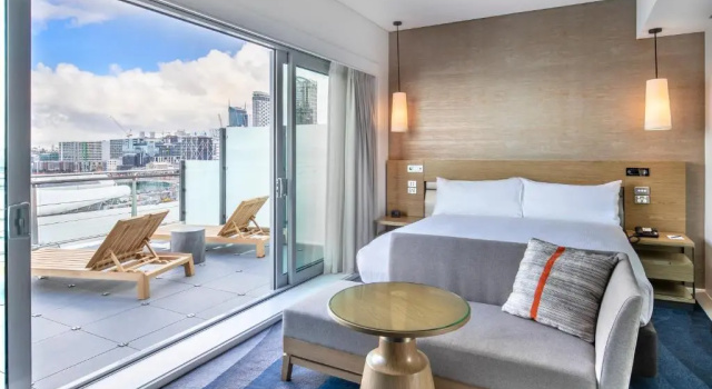 Двухместный номер Deluxe с видом на гавань Hilton Auckland