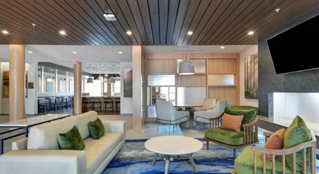 Кровать в общем номере Fairfield Inn & Suites by Marriott Houston NASA/Webster