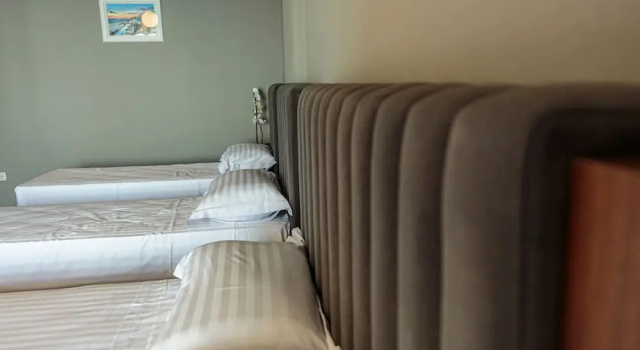 Четырёхместный номер Standard с балконом и с видом на море Hotel Amare