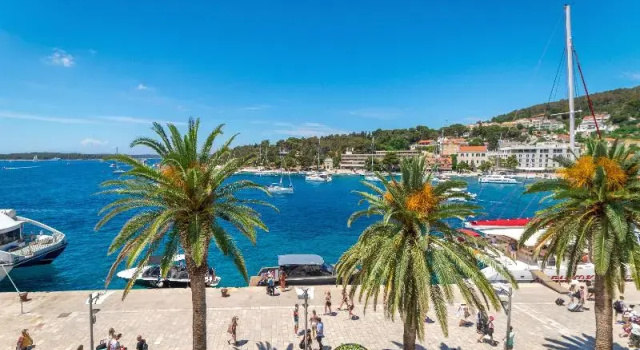 Одноместный номер Standard с балконом и с видом на море Riva Marina Hvar Hotel