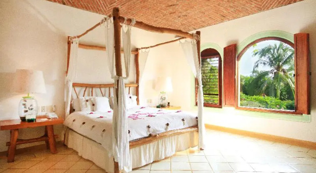 Standardní Dvoulůžkový s manželskou postelí pokoj a výhledem na oceán Las Alamandas