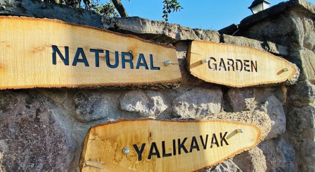 Коттедж с 2 комнатами с видом на сад Tiny House Yalikavak "natural Garden"