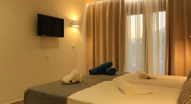 Апартаменты Цокольный этаж Karavos Apartments Almyros