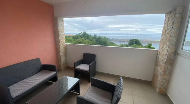 Room-studio Melissa With Terrace and sea, จอง อพาร์ทเมนท์ Omišalj Krk Island