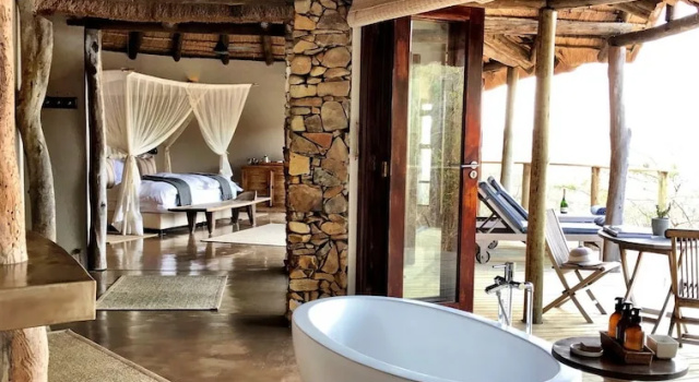Люкс c 1 комнатой Nambiti Plains Private Game Lodge