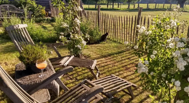 Семейный номер Standard с видом на сад B&B De Vossenbarm