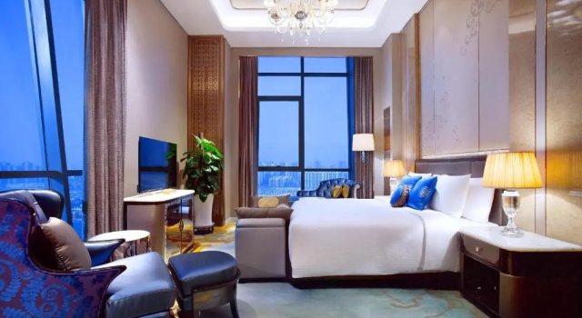 Люкс с красивым видом из окна Wanda Vista Hohhot