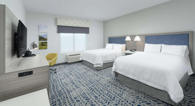 Четырёхместный номер Standard Hampton Inn by Hilton Ashland City, Tn