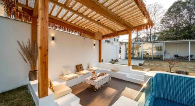 Tonglu Tangxia 91 Homestay, Rezerwuj Hotel Hotele w Hangzhou z Basenem, Basen