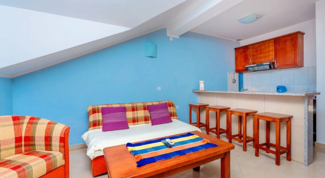 Апартаменты с балконом и с видом на море Rosic Apartments