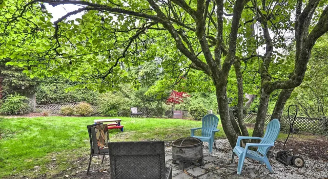 3 Mi to Downtown Portland: Lush Flat w/ Fire Pit, 预订 公寓 波特兰 Willamette Valley