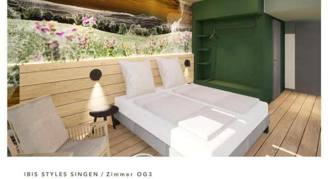 Четырёхместный семейный номер Standard Ibis Styles Singen