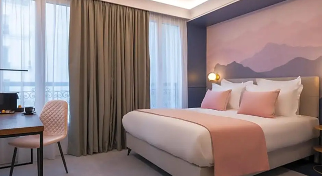 Двухместный номер Deluxe с балконом Hôtel Le Milie Rose