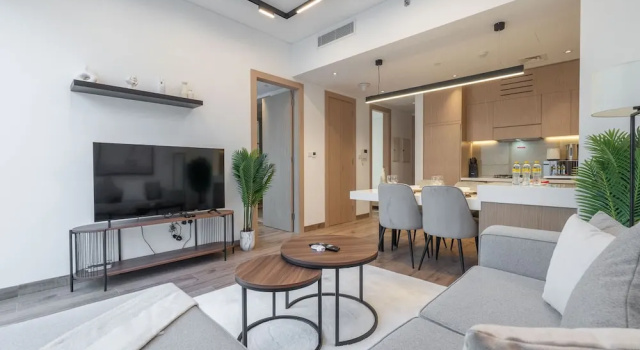 Stylish Minimalist 2-bedroom in Jumeirah Village Circle