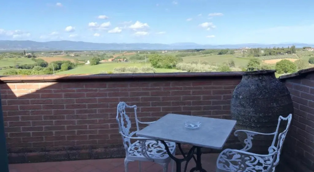 Двухместный номер Deluxe с балконом Locanda Poggioleone
