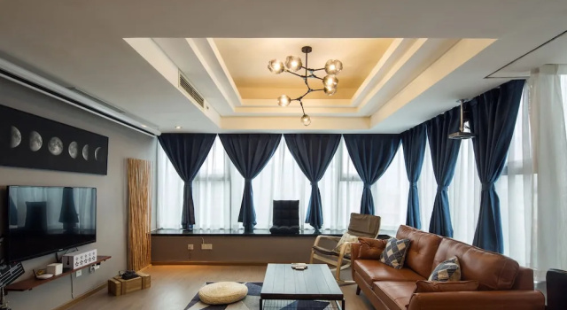 Апартаменты Deluxe c 1 комнатой с видом на город Chengdu Skyline International Apartment