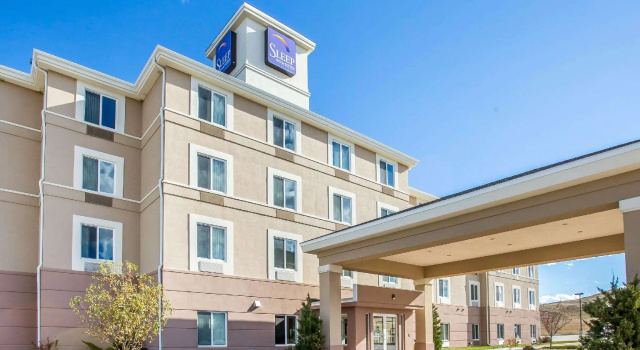 Кровать в общем номере Sleep Inn & Suites Rapid City