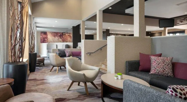 Кровать в общем номере Courtyard Fremont Silicon Valley