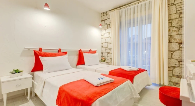 Standardowy dwuosobowy pokój i balkonem Villa Peri Alacati