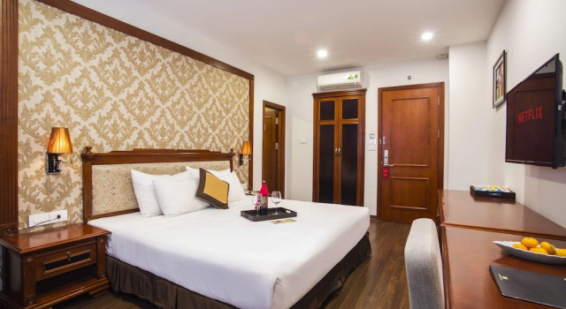 Номер Deluxe Son Tung Hotel 松通酒店