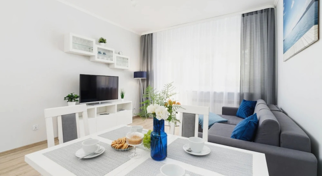 Апартаменты c 1 комнатой с балконом Apartment Smoluchowskiego by Renters