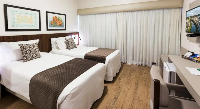 Двухместный номер Superior Plaza Blumenau Hotel